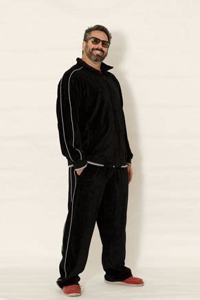 velour tracksuit old man